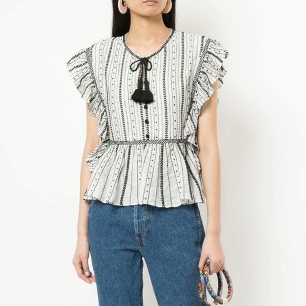 Sea new York Louisa embroidered blouse L.